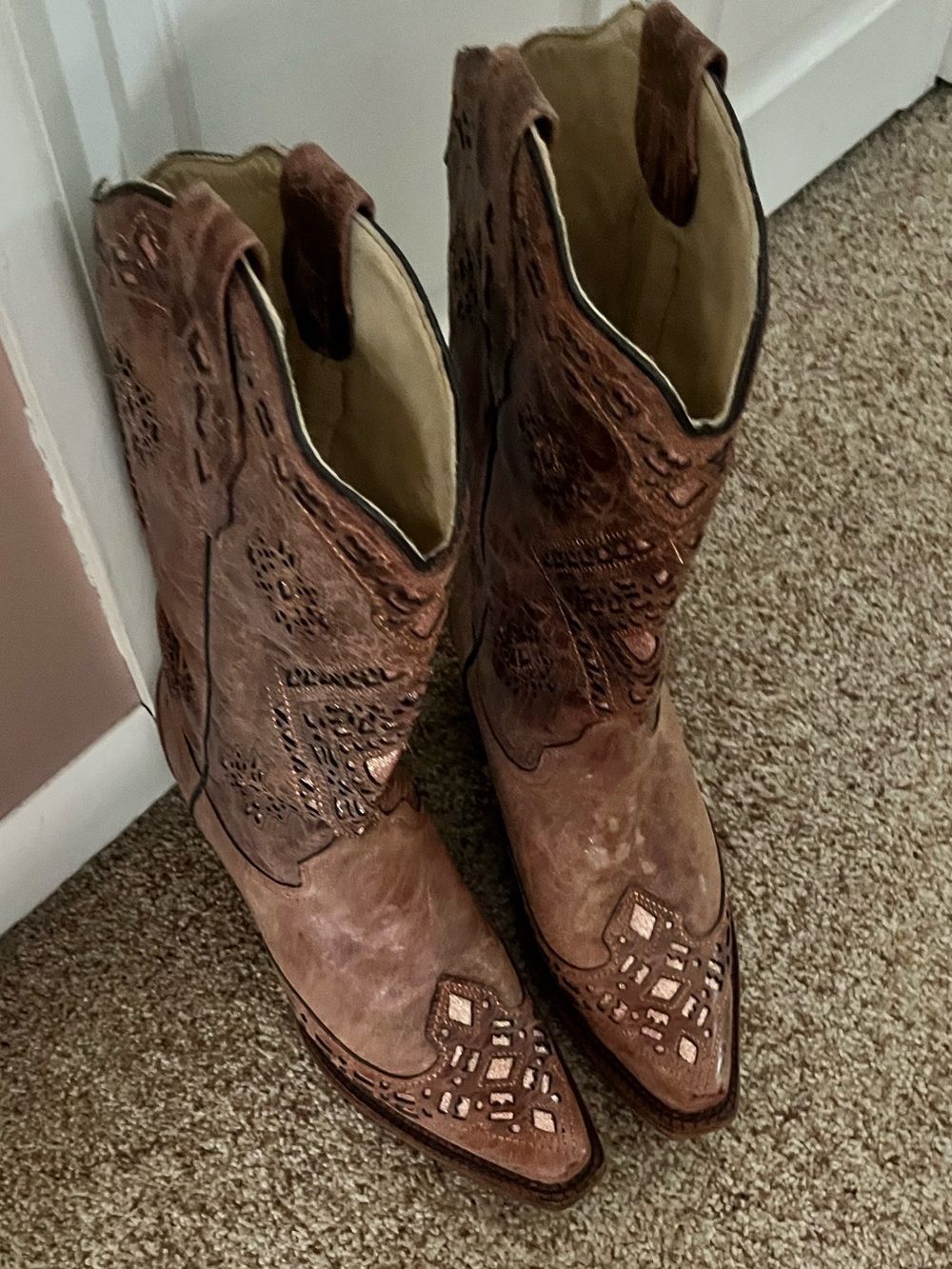 Corral Vintage Women's Brown Embellished Western Boots